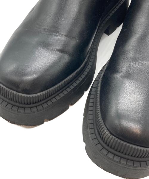 Tamaris（タマリス）Tamaris (タマリス) サイドゴアショートブーツ ブラック サイズ:SIZE37の古着・服飾アイテム