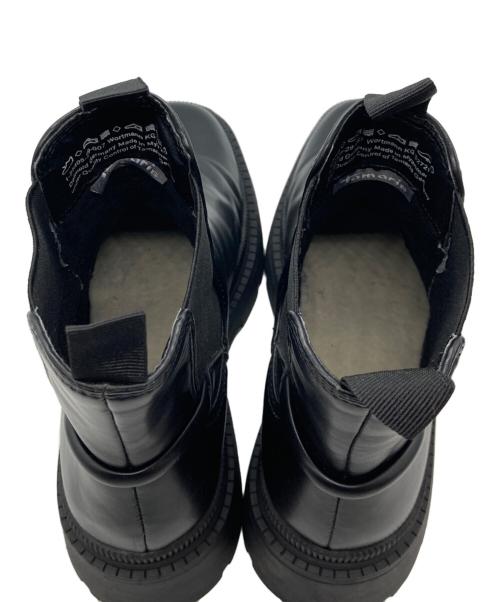 Tamaris（タマリス）Tamaris (タマリス) サイドゴアショートブーツ ブラック サイズ:SIZE37の古着・服飾アイテム