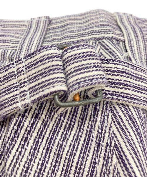CarHartt（カーハート）CarHartt (カーハート) eYe COMME des GARCONS JUNYAWATANABE MAN (アイ コム デ ギャルソン ジュンヤ ワタナベ マン) カーペンターパンツ ホワイト×パープル サイズ:Ⅿの古着・服飾アイテム