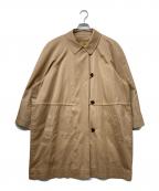 Burberry'sバーバリーズ）の古着「90s 裏地ノバチェックステンカラーコート」｜ベージュ