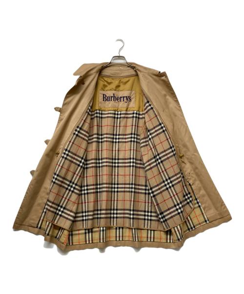 Burberry's（バーバリーズ）Burberry's (バーバリーズ) 90s 裏地ノバチェックステンカラーコート ベージュ サイズ:SIZE9ARの古着・服飾アイテム
