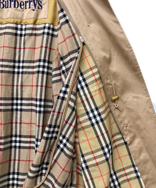 Burberry's（バーバリーズ）Burberry's (バーバリーズ) 90s 裏地ノバチェックステンカラーコート ベージュ サイズ:SIZE9ARの古着・服飾アイテム