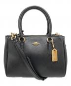 COACHコーチ）の古着「ミニ サリー キャリーオール」｜ブラック