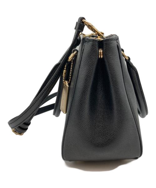 COACH（コーチ）COACH (コーチ) ミニ サリー キャリーオール ブラックの古着・服飾アイテム