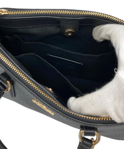 COACH（コーチ）COACH (コーチ) ミニ サリー キャリーオール ブラックの古着・服飾アイテム