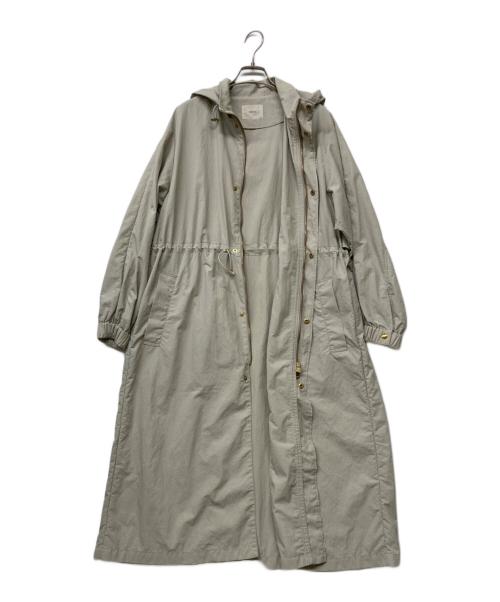 IENA（イエナ）IENA (イエナ) Onibegieリサイクルナイロンフーデットコート ライトグレー サイズ:FREEの古着・服飾アイテム