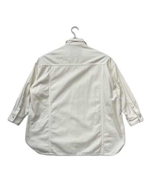Healthy DENIM（ヘルシーデニム）Healthy denim (ヘルシーデニム) HUMAN WOMAN (ヒューマンウーマン) Almond オーバーサイズシャツ ホワイト サイズ:1の古着・服飾アイテム