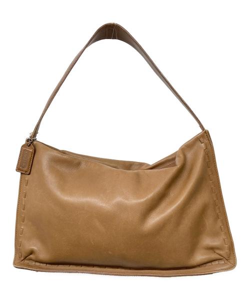 COACH（コーチ）COACH (コーチ) レザーワンショルダーバッグ ブラウンの古着・服飾アイテム