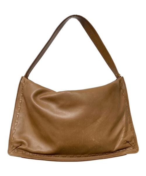 COACH（コーチ）COACH (コーチ) レザーワンショルダーバッグ ブラウンの古着・服飾アイテム