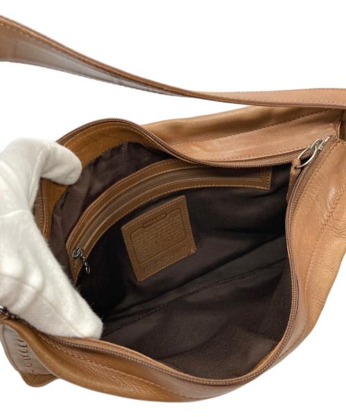 COACH（コーチ）COACH (コーチ) レザーワンショルダーバッグ ブラウンの古着・服飾アイテム