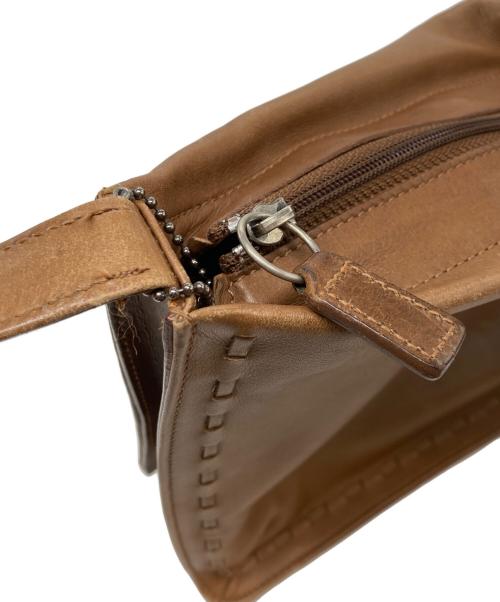 COACH（コーチ）COACH (コーチ) レザーワンショルダーバッグ ブラウンの古着・服飾アイテム
