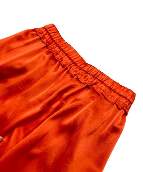ENFOLD（エンフォルド）ENFOLD (エンフォルド) GATHER WIDE-TROUSERS（ギャザー ワイド トラウザーズ） オレンジ サイズ:SIZE 36の古着・服飾アイテム