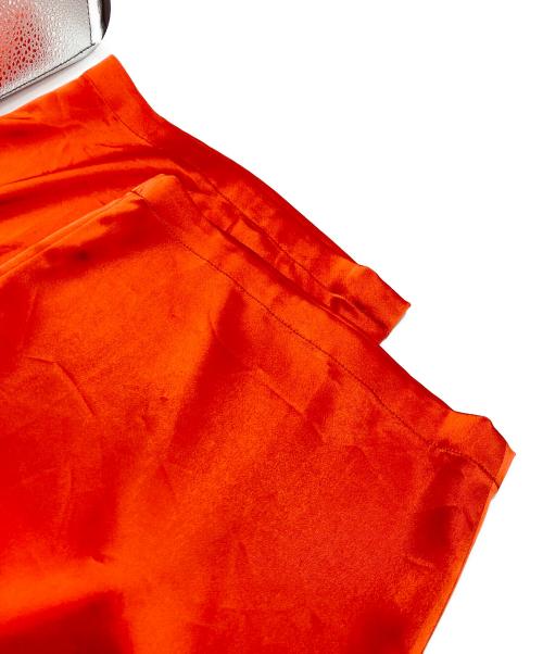 ENFOLD（エンフォルド）ENFOLD (エンフォルド) GATHER WIDE-TROUSERS（ギャザー ワイド トラウザーズ） オレンジ サイズ:SIZE 36の古着・服飾アイテム
