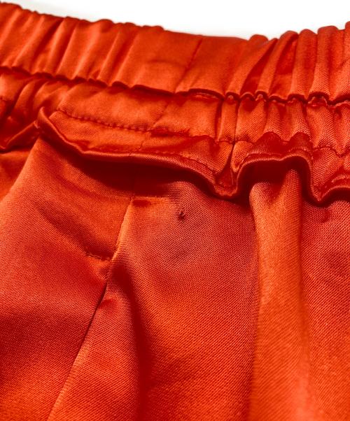 ENFOLD（エンフォルド）ENFOLD (エンフォルド) GATHER WIDE-TROUSERS（ギャザー ワイド トラウザーズ） オレンジ サイズ:SIZE 36の古着・服飾アイテム