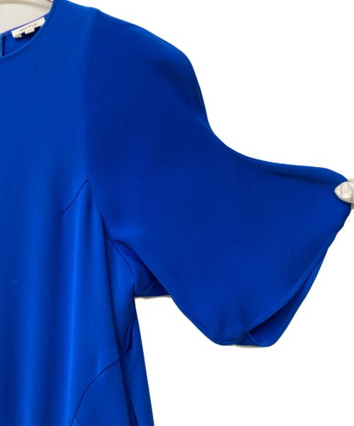 ENFOLD（エンフォルド）ENFOLD (エンフォルド) PE TWILL WAVE DRAPE DRS ブルー サイズ:36の古着・服飾アイテム