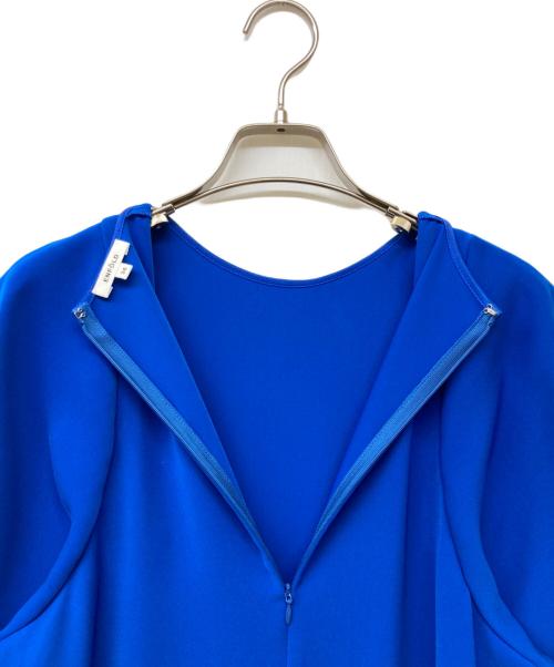 ENFOLD（エンフォルド）ENFOLD (エンフォルド) PE TWILL WAVE DRAPE DRS ブルー サイズ:36の古着・服飾アイテム