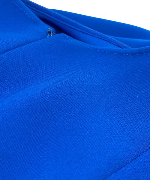 ENFOLD（エンフォルド）ENFOLD (エンフォルド) PE TWILL WAVE DRAPE DRS ブルー サイズ:36の古着・服飾アイテム
