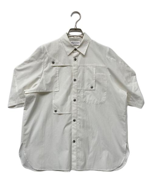 nagonstans（ナゴンスタンス）nagonstans (ナゴンスタンス) 3/4-sleeves shirt ホワイト サイズ:Mの古着・服飾アイテム