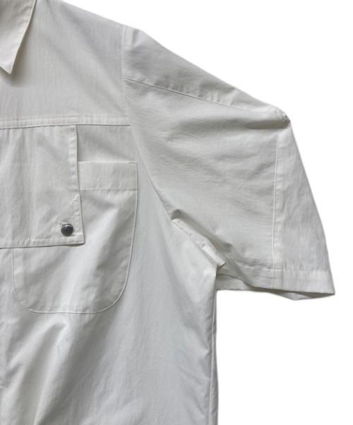 nagonstans（ナゴンスタンス）nagonstans (ナゴンスタンス) 3/4-sleeves shirt ホワイト サイズ:Mの古着・服飾アイテム
