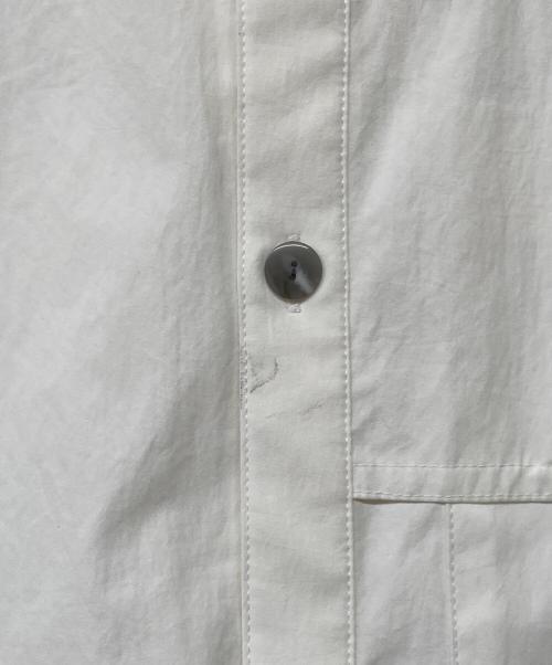 nagonstans（ナゴンスタンス）nagonstans (ナゴンスタンス) 3/4-sleeves shirt ホワイト サイズ:Mの古着・服飾アイテム