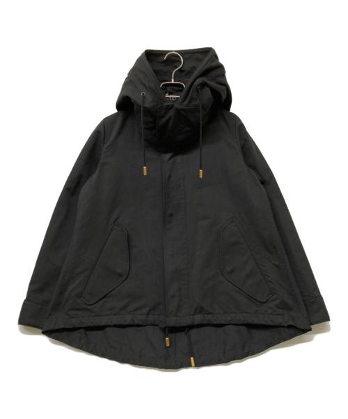 THE RERACS（ザ リラクス）THE RERACS (ザ リラクス) ショートモッズコート ブラック サイズ:size36の古着・服飾アイテム