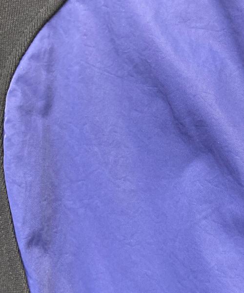 nagonstans（ナゴンスタンス）nagonstans (ナゴンスタンス) circle panel pullover ブラック×ブルー サイズ:Mの古着・服飾アイテム