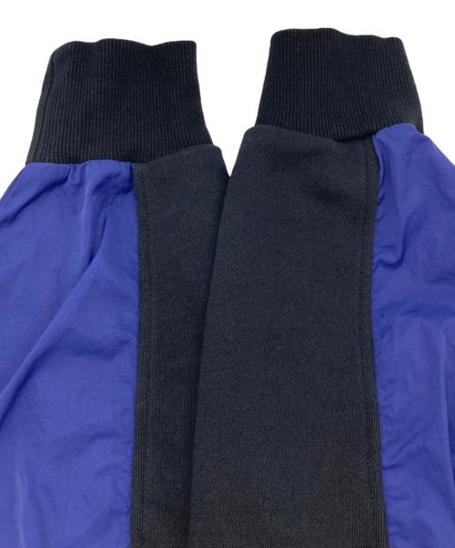 nagonstans（ナゴンスタンス）nagonstans (ナゴンスタンス) circle panel pullover ブラック×ブルー サイズ:Mの古着・服飾アイテム