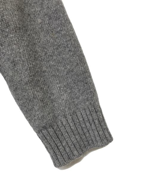 BLUE LABEL CRESTBRIDGE（ブルーレーベルクレストブリッジ）BLUE LABEL CRESTBRIDGE (ブルーレーベルクレストブリッジ) チェックニット グレー サイズ:38の古着・服飾アイテム