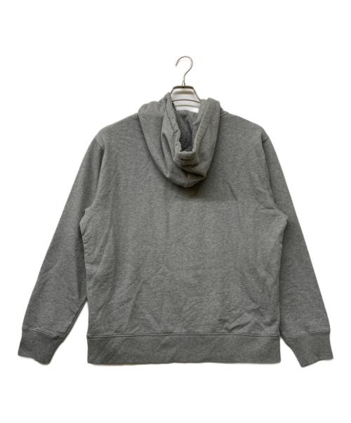 maison kitsune（メゾンキツネ）maison kitsune (メゾンキツネ) DRESSED FOX PRINT RELAXED HOODIE グレー サイズ:Mの古着・服飾アイテム