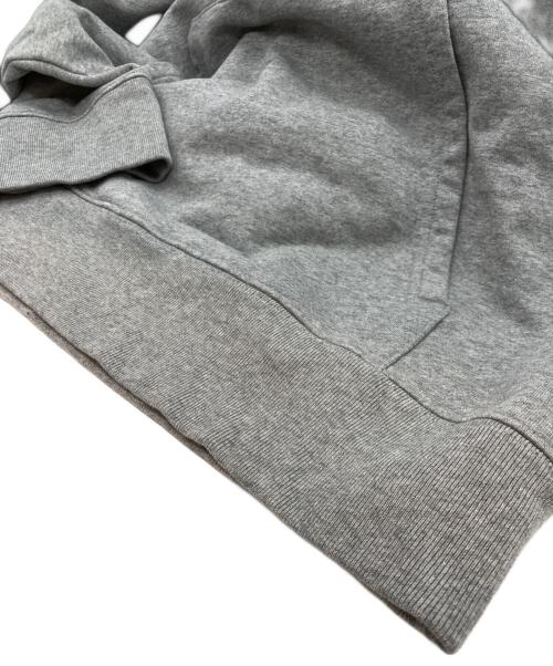 maison kitsune（メゾンキツネ）maison kitsune (メゾンキツネ) DRESSED FOX PRINT RELAXED HOODIE グレー サイズ:Mの古着・服飾アイテム