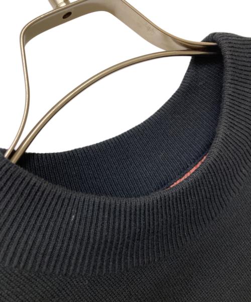BLUE LABEL CRESTBRIDGE（ブルーレーベルクレストブリッジ）BLUE LABEL CRESTBRIDGE (ブルーレーベルクレストブリッジ) チェックドレープツイルニットコンビマキシワンピース マルチカラー サイズ:38の古着・服飾アイテム