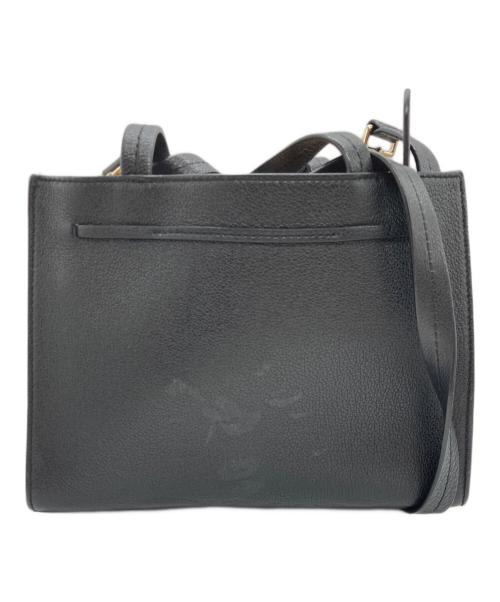Kate Spade（ケイトスペード）Kate Spade (ケイトスペード) レザーショルダーバッグ ブラックの古着・服飾アイテム