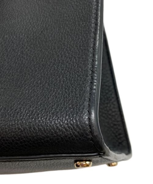 Kate Spade（ケイトスペード）Kate Spade (ケイトスペード) レザーショルダーバッグ ブラックの古着・服飾アイテム