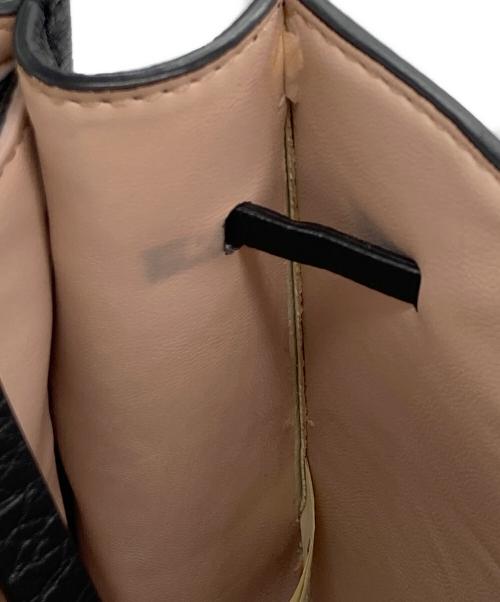 Kate Spade（ケイトスペード）Kate Spade (ケイトスペード) レザーショルダーバッグ ブラックの古着・服飾アイテム