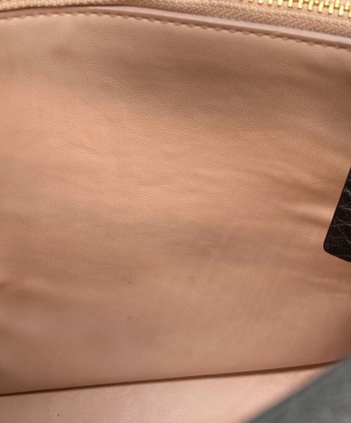 Kate Spade（ケイトスペード）Kate Spade (ケイトスペード) レザーショルダーバッグ ブラックの古着・服飾アイテム