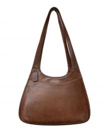 COACH（コーチ）の古着「ヴィンテージERGO SHOPPER レザーショルダーバッグ」｜ブラウン