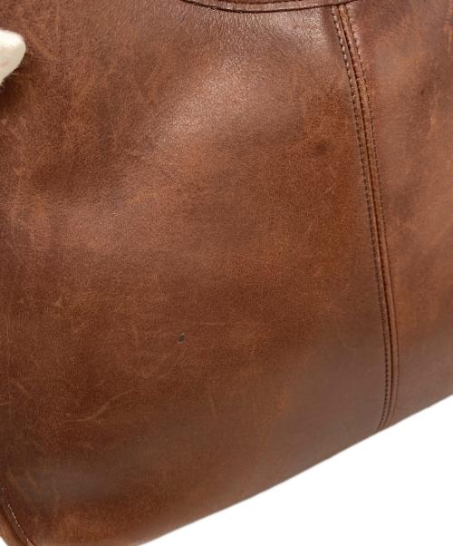 COACH（コーチ）COACH (コーチ) ヴィンテージERGO SHOPPER レザーショルダーバッグ ブラウンの古着・服飾アイテム