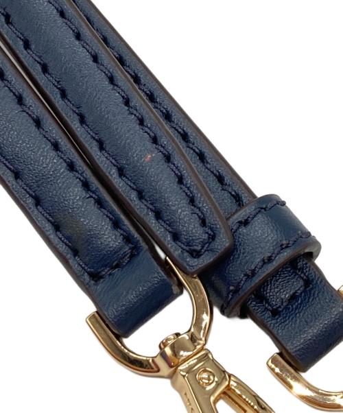 MICHAEL KORS（マイケル・コース）MICHAEL KORS (マイケル・コース) HAMILTON サッチェルスモール(ハミルトン・サッチェル・スモール) スカイブルー×ネイビーの古着・服飾アイテム