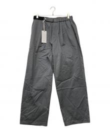 Graphpaper（グラフペーパー）の古着「Solotex Twill Wide Chef Pants」｜グレー