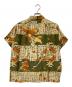 Dry bones (ドライボーンズ) シルクシャツ オリーブ サイズ:SIZE M：10000円