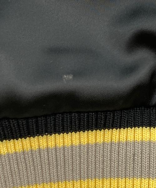 錦（ニシキ）錦 (ニシキ) スーパーエヴァンゲリオン総刺繍スカジャン ブラック サイズ:XLの古着・服飾アイテム