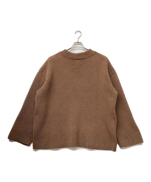 MAISON SPECIAL（メゾンスペシャル）MAISON SPECIAL (メゾンスペシャル) Vネックニット ブラウン サイズ:Freeの古着・服飾アイテム