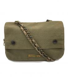Barbour×WACCO WACCO（バブアー×ワッコワッコ）の古着「ショルダーバッグ」｜ブラック