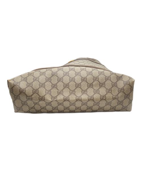 GUCCI（グッチ）GUCCI (グッチ) GG インターロッキング シェリーライン トートバッグ ブラウンの古着・服飾アイテム