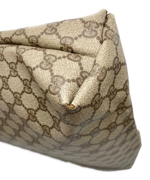 GUCCI（グッチ）GUCCI (グッチ) GG インターロッキング シェリーライン トートバッグ ブラウンの古着・服飾アイテム
