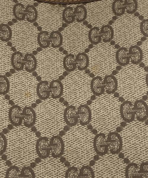 GUCCI（グッチ）GUCCI (グッチ) GG インターロッキング シェリーライン トートバッグ ブラウンの古着・服飾アイテム