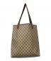 GUCCI (グッチ) GG インターロッキング シェリーライン トートバッグ ブラウン：10000円