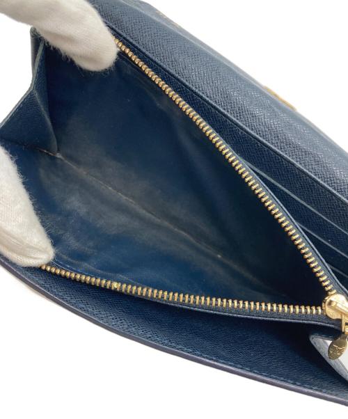 LOUIS VUITTON（ルイ ヴィトン）LOUIS VUITTON (ルイ ヴィトン) イディール ポルトフォイユ・サラ ベージュ×ブラックの古着・服飾アイテム