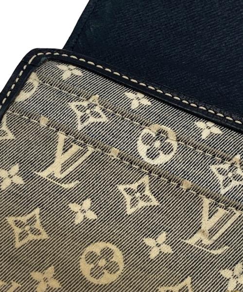 LOUIS VUITTON（ルイ ヴィトン）LOUIS VUITTON (ルイ ヴィトン) イディール ポルトフォイユ・サラ ベージュ×ブラックの古着・服飾アイテム
