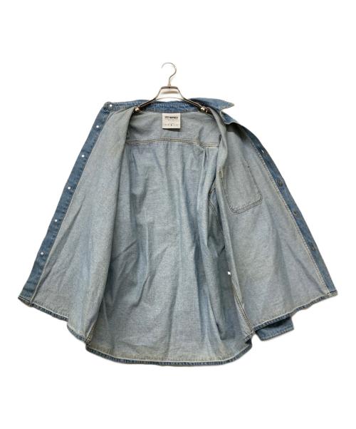 Hed Mayner（ヘド メイナー）Hed Mayner (ヘド メイナー) オーバーサイズデニムシャツ スカイブルー サイズ:Sの古着・服飾アイテム